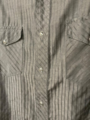 Load image into Gallery viewer, Wrangler Authentic Western Shirt – Black, Size Large