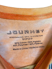 Load image into Gallery viewer, SOLD - Vintage-Inspired Journey Tour '81 Tie-Dye Graphic Tee - Size S (3-5) - Lisa Lassi