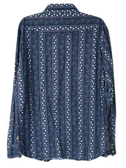 Load image into Gallery viewer, Ugly Shirt Skull & Rose Western Pearl Snap – XL