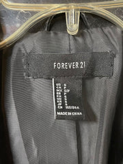 Load image into Gallery viewer, Forever 21 Black Suede Fringe Jacket – Size Small