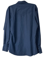 Load image into Gallery viewer, Wrangler Authentic Western Shirt – Black, Size Large