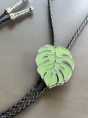 Load image into Gallery viewer, Monstera Bolo Tie