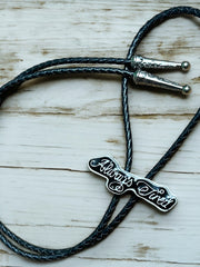 Load image into Gallery viewer, Always Tired Small Bolo Tie