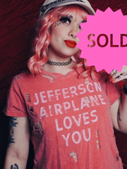 Load image into Gallery viewer, SOLD - Jefferson Airplane Loves You shirt