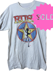 Load image into Gallery viewer, SOLD - Rush Starman Logo Tee – White Band T-Shirt – Approx Size Men’s Large