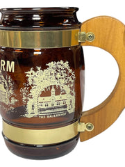 Load image into Gallery viewer, Vintage Grant’s Farm Amber Glass Mug | St. Louis Missouri Souvenir Stein