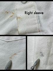 Load image into Gallery viewer, ELY Cattleman Western Shirt Mens XL White Pearl Snap Distressed Workwear 17.5/33