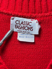 Load image into Gallery viewer, Vintage Red Knit Sweater Vest | Unisex Women’s Small Men’s XS | Made in USA