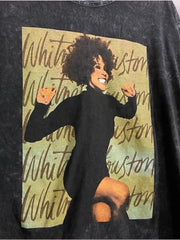 Load image into Gallery viewer, Whitney Houston Graphic Tee - Women's Medium - Great Condition!