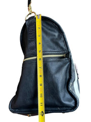 Load image into Gallery viewer, Betsey Johnson Black White Stripe Duffel Weekender Bag Patches Floral Lining