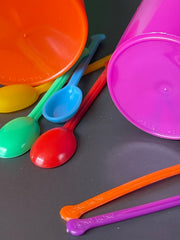 Load image into Gallery viewer, Vintage Camping Cup Set for 6 With Matching Spoons Travel Case Retro