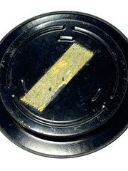 Load image into Gallery viewer, Vintage Ohio Souvenir Metal Tray Black Gold State Map Mini Change Tray 3.5 Inch
