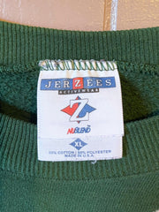 Load image into Gallery viewer, Vintage 90s Jerzees XL Clown Applique Sweatshirt Balloon Patchwork USA Made