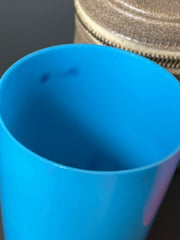 Load image into Gallery viewer, Vintage Camping Cup Set for 6 With Matching Spoons Travel Case Retro