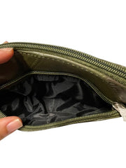 Load image into Gallery viewer, Olive Green English Leather Coin Purse – New