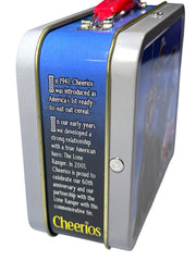 Load image into Gallery viewer, 2001 Cheerios Lone Ranger Mini Lunchbox Tin 60th Anniversary Promo