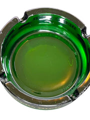 Load image into Gallery viewer, Vintage Beck’s Bier Green Glass Ashtray France Made Beer Advertising Barware