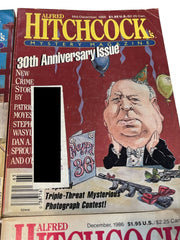 Load image into Gallery viewer, Lot of 6 Alfred Hitchcock's Mystery Magazine 1978-1987 Vintage Digest Set