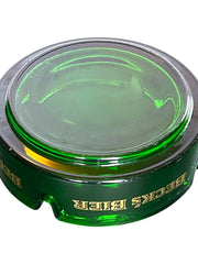 Load image into Gallery viewer, Vintage Beck’s Bier Green Glass Ashtray France Made Beer Advertising Barware