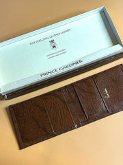 Load image into Gallery viewer, VTG Prince Gardner Leather Pocket Secretary Wallet Brown NOS Box Key Holders