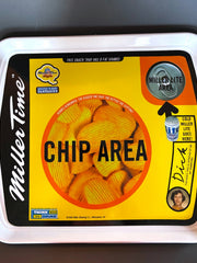 Load image into Gallery viewer, Vintage 1998 Miller Lite Miller Time Chip Area Beer Snack Tray Bar Advertising