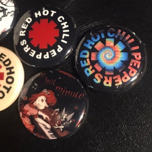5 Pack Red Hot Chili Peppers Button Set