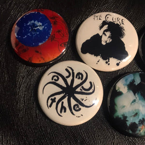 5 Pack The Cure Badge Button Set
