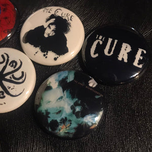 5 Pack The Cure Badge Button Set