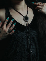 Load image into Gallery viewer, Black Stone Bolo Tie - Lisa Lassi