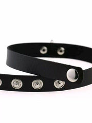 Load image into Gallery viewer, Double Ring Choker - Black - Lisa Lassi
