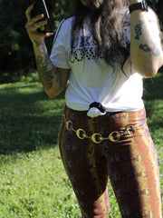 Load image into Gallery viewer, Gold Moon and Stars Link Belt