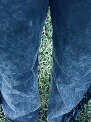 Load image into Gallery viewer, Mineral Wash Black Fringe Flares