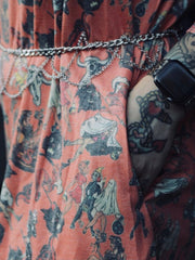 Load image into Gallery viewer, Pin-up Halloween Dress