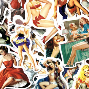 Pinup Girls Sticker Lot - Lisa Lassi