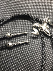 Load image into Gallery viewer, Ram Skull Bolo Tie - Lisa Lassi