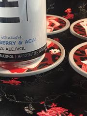 Load image into Gallery viewer, Rockabilly Pin-Up Girls Coasters Set - Lisa Lassi