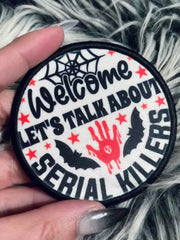 Load and play video in Gallery viewer, Lets Talk About Serial Killers Patch