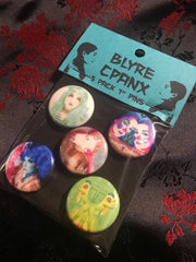 Load image into Gallery viewer, Blyre Cpanx 5 Pack 1” Pins - Lisa Lassi