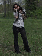 Load image into Gallery viewer, Sheer Black Mesh Flares