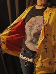 Load image into Gallery viewer, Pinup Cowgirl Bomber Jacket