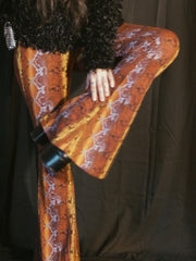 Load image into Gallery viewer, Multicolor Snake Print Flare Pants