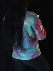 Load image into Gallery viewer, Tye-Dye Liquid Moto Jacket