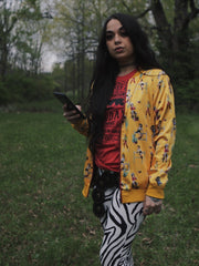 Load image into Gallery viewer, Pinup Cowgirl Bomber Jacket