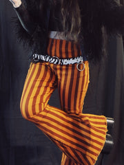 Load image into Gallery viewer, Rusty Stripes High Waist Bell Bottom Jeans - Lisa Lassi