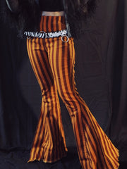 Load image into Gallery viewer, Rusty Stripes High Waist Bell Bottom Jeans - Lisa Lassi