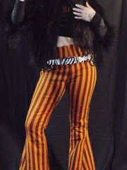 Load image into Gallery viewer, Rusty Stripes High Waist Bell Bottom Jeans - Lisa Lassi