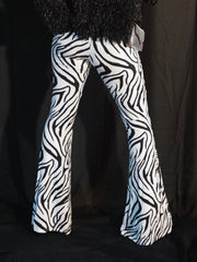 Load image into Gallery viewer, Zebra Print Flare Pants