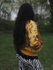 Load image into Gallery viewer, Pinup Cowgirl Bomber Jacket