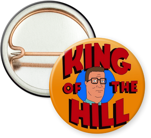 King of the Hill Hank 1" Pin - Lisa Lassi