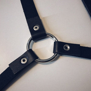 Leather Waist Belt With Straps - Lisa Lassi